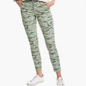 NWT Joe's Jeans Womens  Icon Soft Olive Green Camo Ankle Cut Jeans - 28, 29